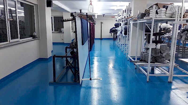 Tekstil Atölyesi Epoksi Zemin Kaplama