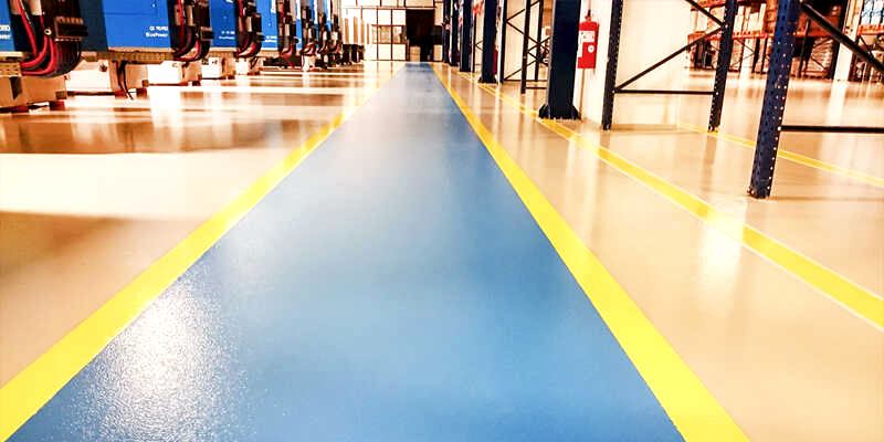 Tekstil Atölyesi Epoksi Zemin Kaplama