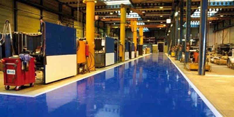 Tekstil Atölyesi Epoksi Zemin Kaplama
